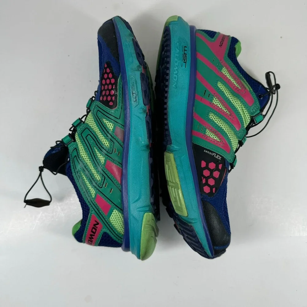 Salomon XR Mission 1 Women's US 8.5 Blue Hiking Trail Running Sneakers 369533